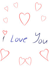 For Valentines day hand writing 