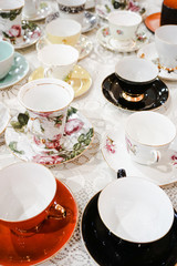 set of plates and cups