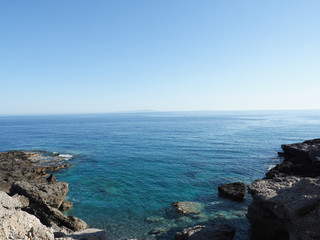 Fototapeta na wymiar Greece Crete island South Crete Agios Charalambos Beach