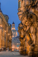 View from Dresden City at Germany