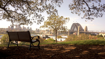 Naklejka premium Autumn in Sydney