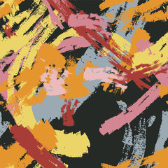 Seamless pattern abstract color painting
