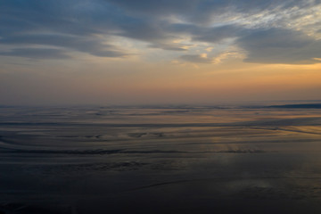 Sunset over Morecambe Bay