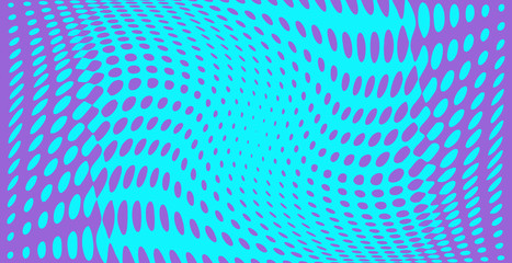 Polka dot pop art halftone pattern