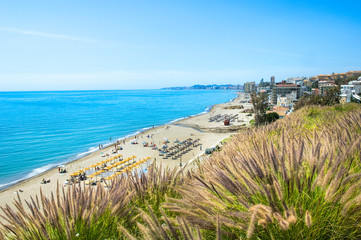 Playa de Carvajal, Benalmadena, Andalusia, Spain, Europe