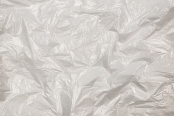 Plastic wihite background. Top view.