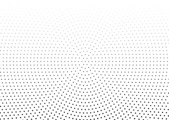 Abstract halftone dotted background. Monochrome pattern with dot and circles.  Vector modern futuristic texture for posters, sites, business cards, cover postcards, interior design, labels, stickers.
