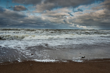 Fototapeta na wymiar Coast of Baltic sea.