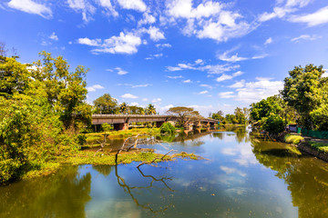 Fototapeta premium Beautiful view of Alleppey backwaters
