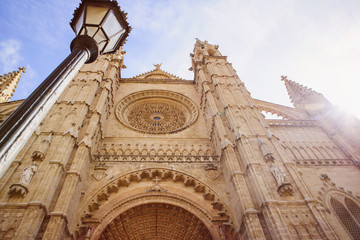 Cathedral Palma de Mallorca - in the sunlight