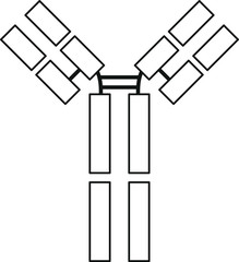 Antibody icon - vector illustration