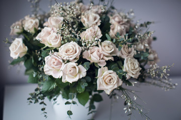 bouquet of beautiful exclusive roses