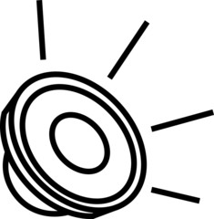speaker icon - vector illustration