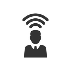 Business communication icon