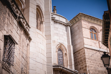 architectural detail of St Mary s Cathedral of Toledo in spain