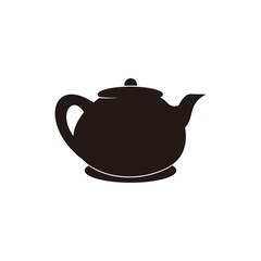 Teapot vector icon illustration sign