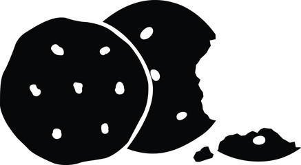 Cookie Icon - Vector illustration