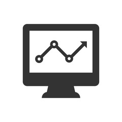 Online marketing report icon