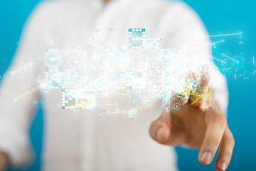 Touch screen technology. Future modern touch screen technology