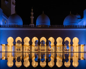 Main Gate of Abu Dhabi Grand Mosque