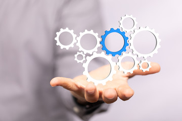 Fototapeta premium Engineering And Design Image gears.