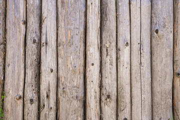 wooden background made of bars old texture