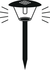 Solar Garden Light lamp icon