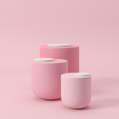 Abstract background, mock up scene geometry shape podium for product display. 3D rendering