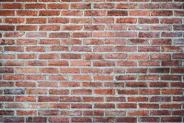 red brick wall background