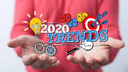year 2020 business solution concept