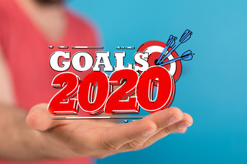 year 2020 business solution concept