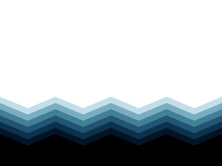 Vorlage für Hintergrund weiß schwarz blau mit Zacken