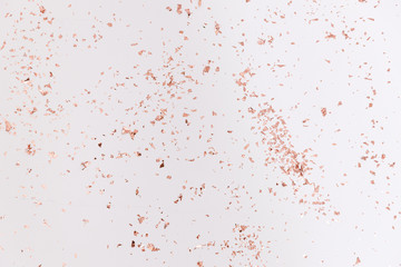 Confetti for Valentine's day, hen party or baby shower on a white background. The inscription...