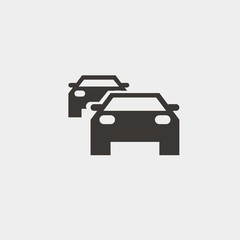 car racing icon vector illustration symbol for website and graphic design