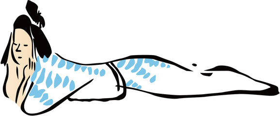 浮世絵　町人　その128