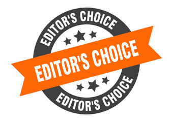 Fototapeta premium editor's choice sign. editor's choice round ribbon sticker. editor's choice tag
