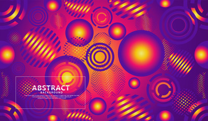 orange modern geometric abstract background