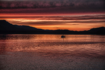 Fishing Boat at sunset