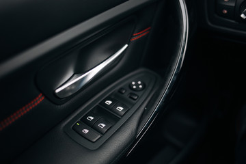 Obraz na płótnie Canvas Automatic windows buttons control inside driver place.