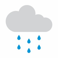 Cloud rain icon
