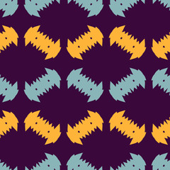 Seamless pattern with geometric elements.