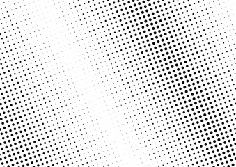 Abstract halftone dotted background. Monochrome pattern with dot and circles.  Vector modern pop art texture for posters, sites, business cards, cover postcards, interior design, labels, stickers.