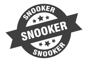 snooker sign. snooker round ribbon sticker. snooker tag