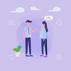 man express their opinion