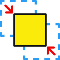 Merge icon - vector illustration