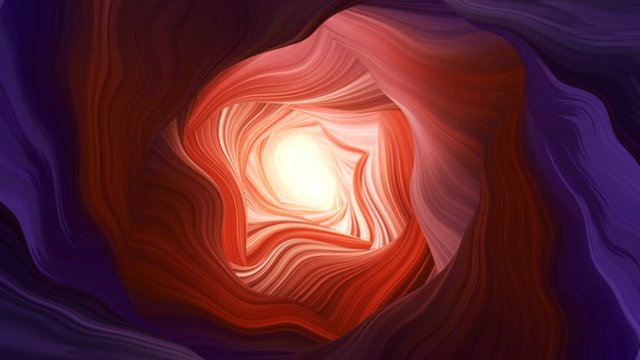 Fantasy Magic Tunnel, Impressionist Style Animation, Rendering, Background, Loop, 4k
