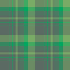 Seamless pattern in lovely grey and light and dark green colors for plaid, fabric, textile, clothes, tablecloth and other things. Vector image.