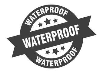 waterproof sign. waterproof round ribbon sticker. waterproof tag