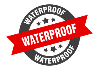 waterproof sign. waterproof round ribbon sticker. waterproof tag