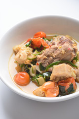 Kaeng Khanun-on (Curry Young Jackfruit), Northern Thai local food